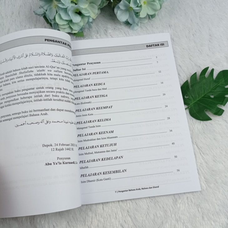 Buku Pengantar Bahasa Arab Nahwu Dan Sharaf Untuk Pemula 