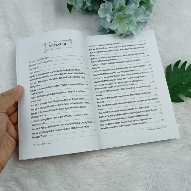 Buku SC Produktif 24 Jam 125 Kiat Muslim Menjadikan Waktunya Produktif