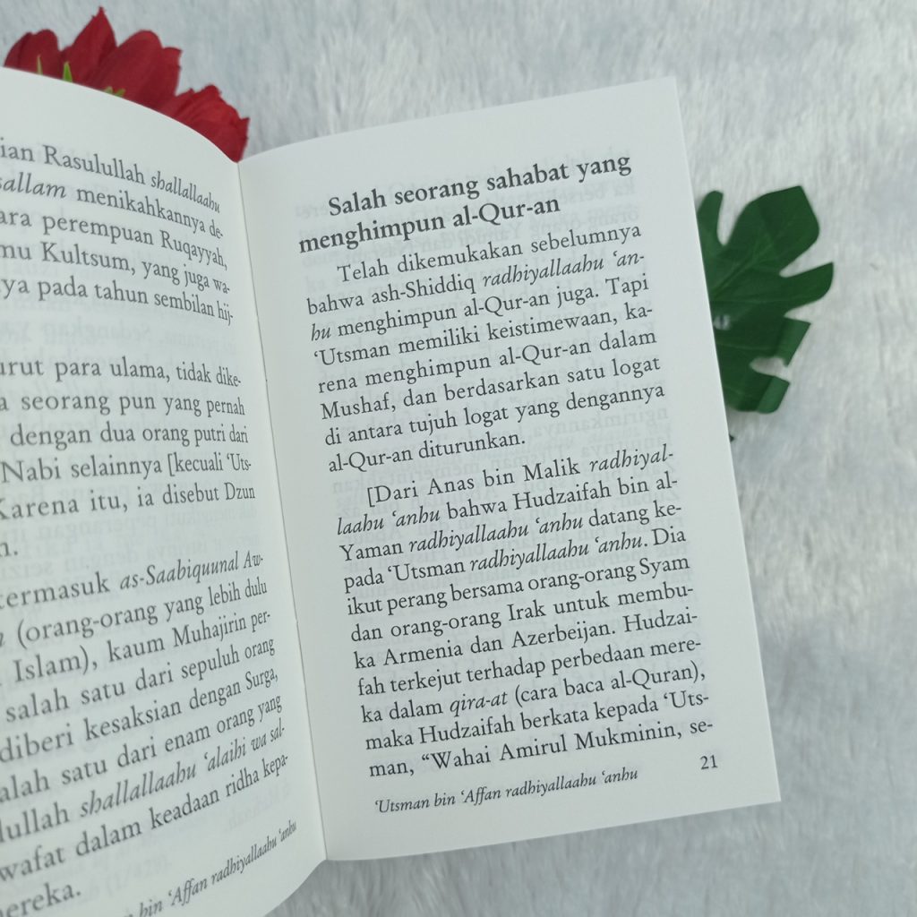 Buku Saku Usman Bin Affan Dzun Nuurain Takwa, Dermawan, Pemalu