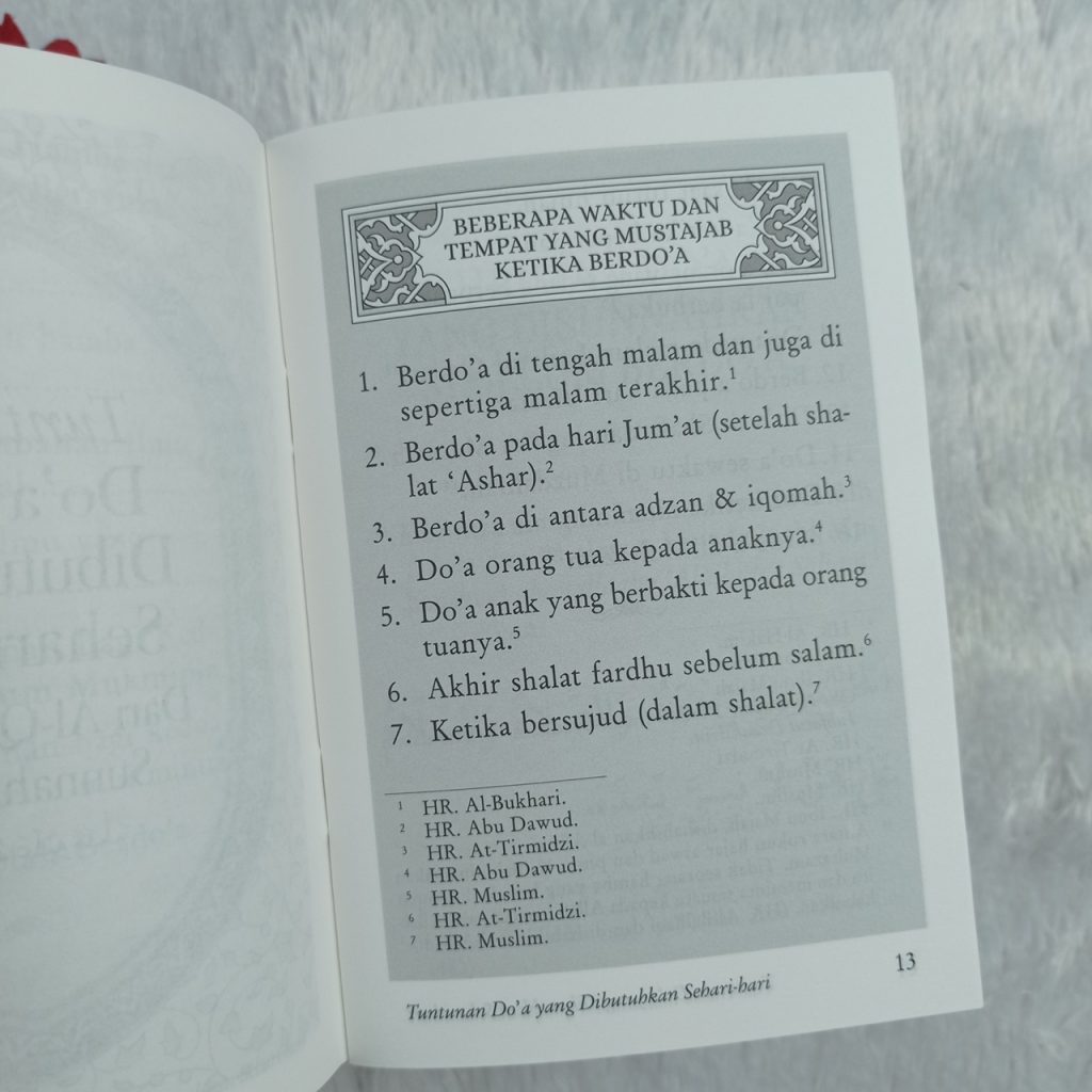Buku Saku Tuntunan Doa Yang Dibutuhkan Sehari-Hari