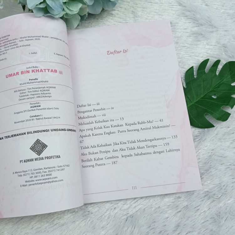 Buku Umar Bin Khattab Hidayah Allah Diperolehnya Serial Khilafah Jilid 2