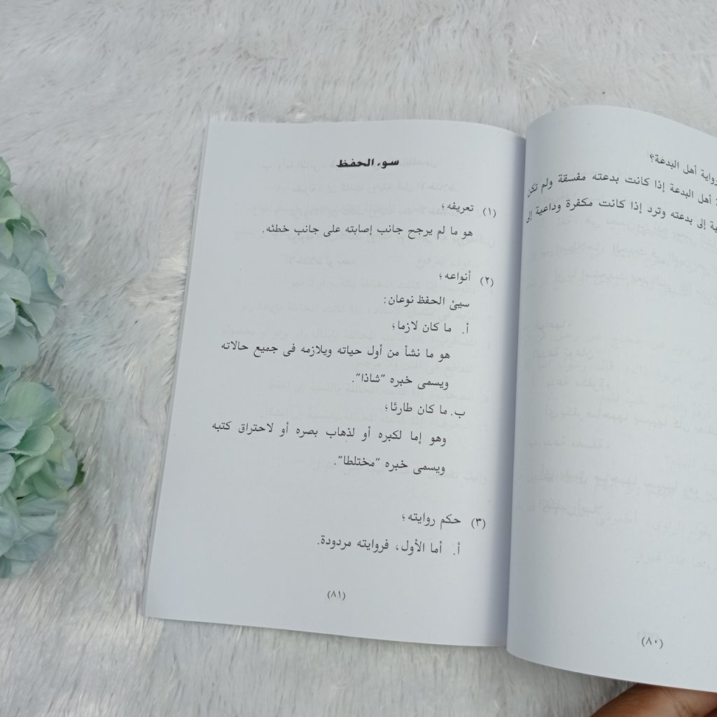 Kitab Al Mabadiy Al Awwaliyyah Fi Ilmil Musthalah Hadits