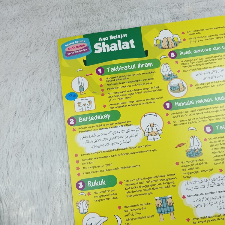 Poster Ayo Belajar Shalat