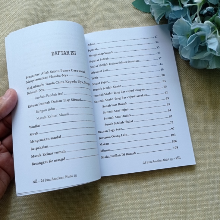 Buku 24 Jam Amalan Nabi Transliterasi Arab Latin Plus Doa Dzikir Pagi Petang