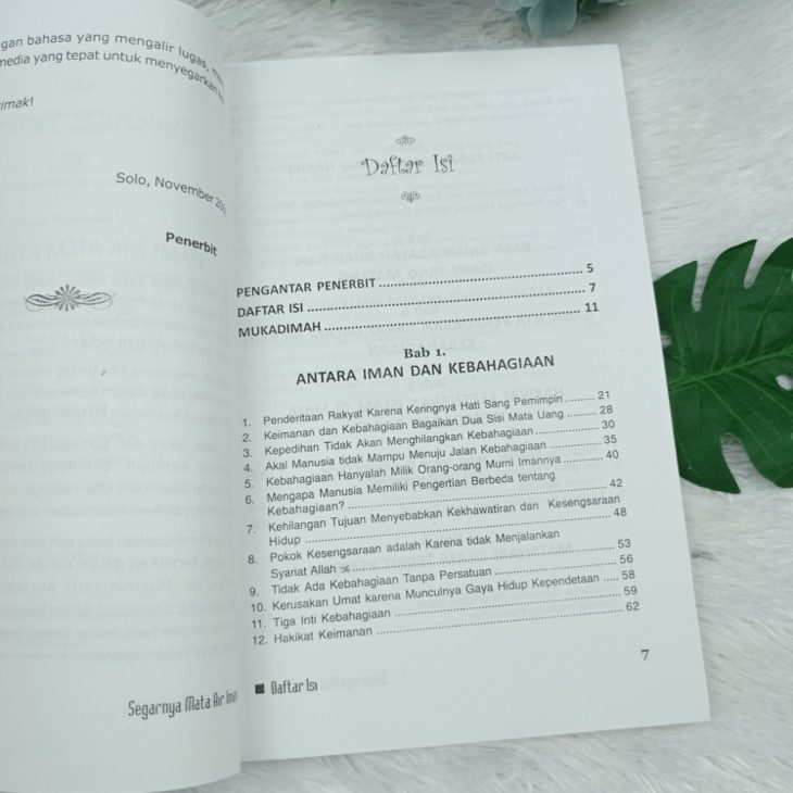 Buku Segarnya Mata Air Iman