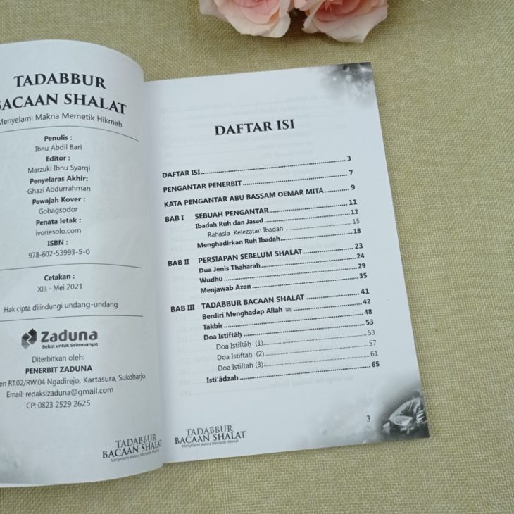 Buku Tadabbur Bacaan Shalat Menyelami Makna