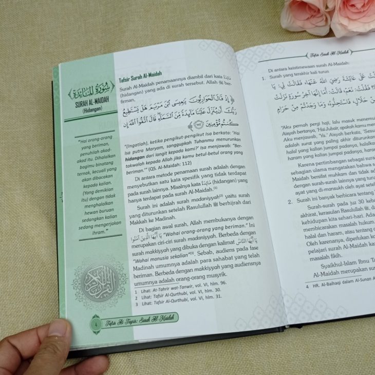 Buku Tafsir At-Taysir Surah Al-Maidah 