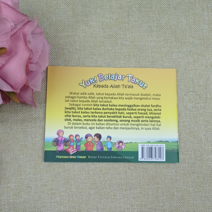 Buku Anak Yuk Belajar Takut Kepada Allah Ta'ala