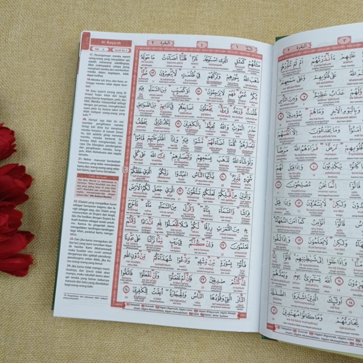 Al-Qur'an Transliterasi Dan Terjemah Perkata Al-Khobir Ukuran A5