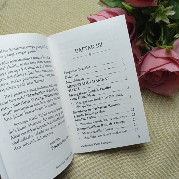 Buku Saku Manfaatkan Waktu Luangmu Sebelum Datang Waktu Sempitmu!