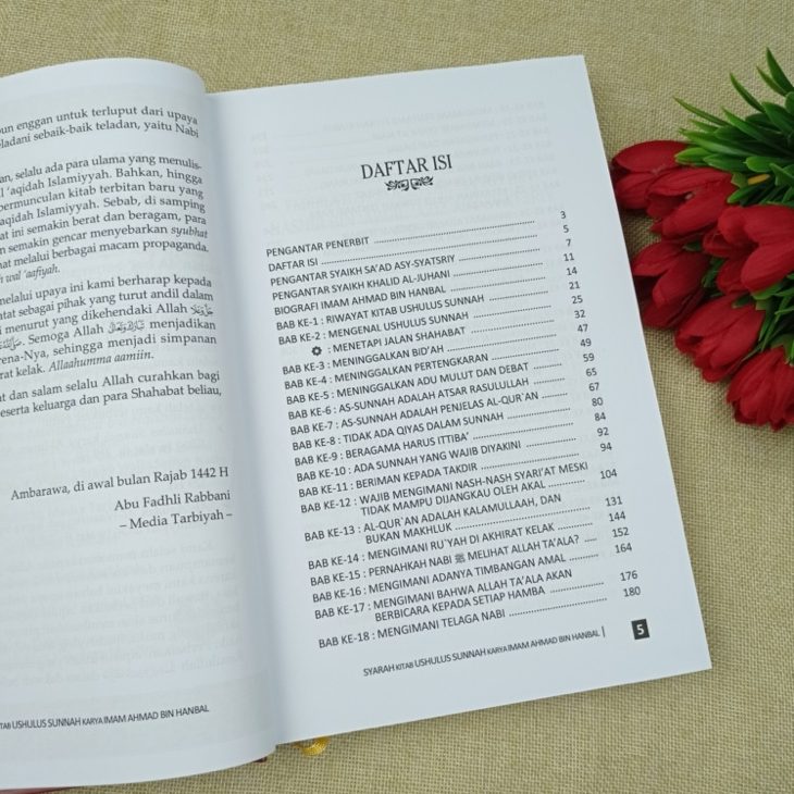 Buku Syarah Ushulus Sunnah Imam Ahmad Bin Hanbal 50 Prinsip Dan Sikap 