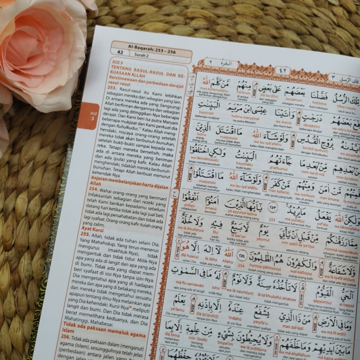 Al-Qur'an Mushaf Al-Mubayyin Tematik Terjemah Perkata Transliterasi Warna A5