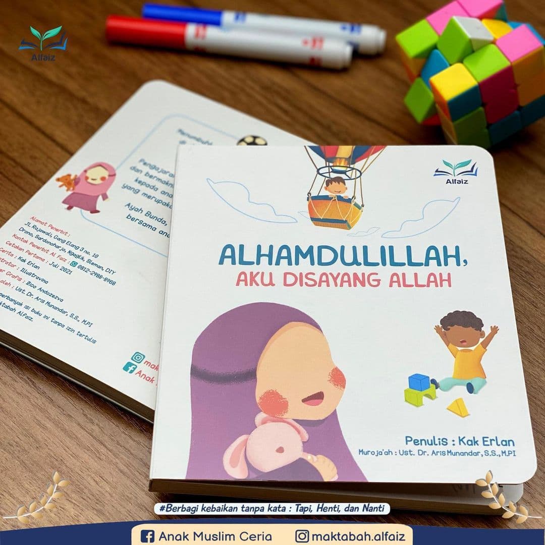 Buku Anak Boardbook Alhamdulillah Aku Di Sayang Allah