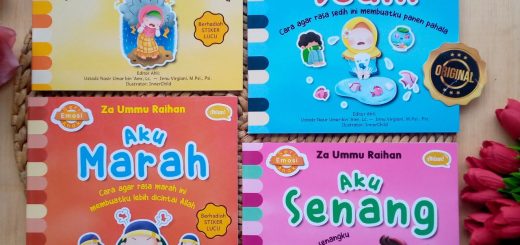 Buku Seri Emosi Anak 4 Jilid Senang Sedih Marah Takut