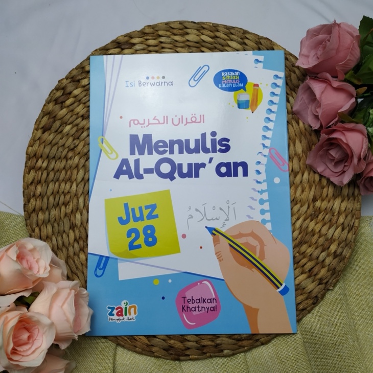 Buku Anak Menulis Al-Qur'an For Kids 3 Jilid Juz 28 29 30