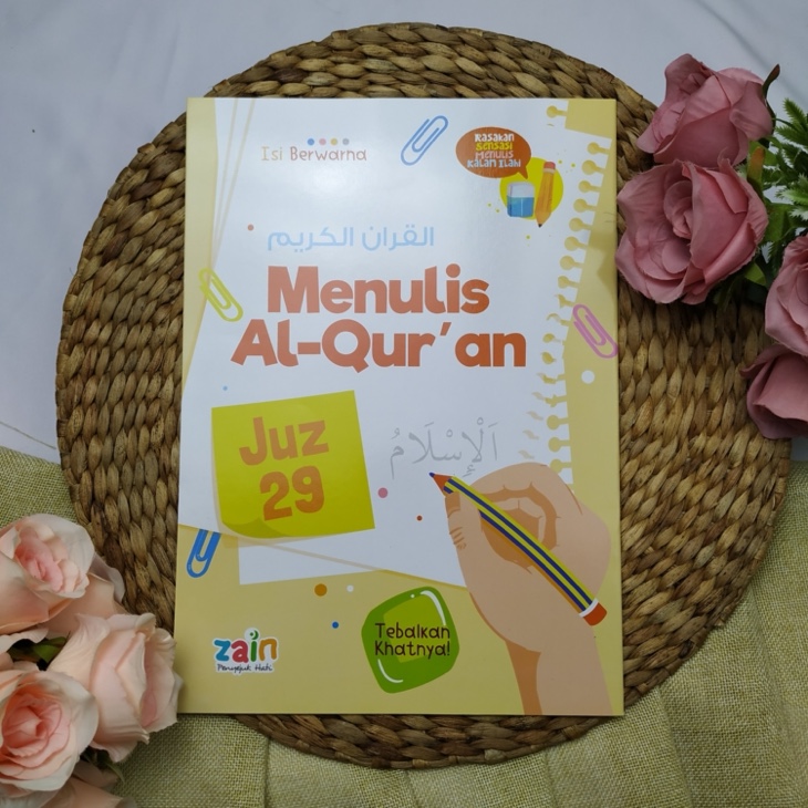 Buku Anak Menulis Al-Qur'an For Kids 3 Jilid Juz 28 29 30