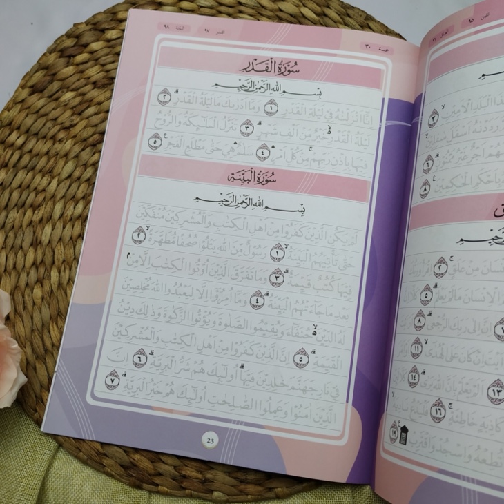 Buku Anak Menulis Al-Qur'an For Kids 3 Jilid Juz 28 29 30