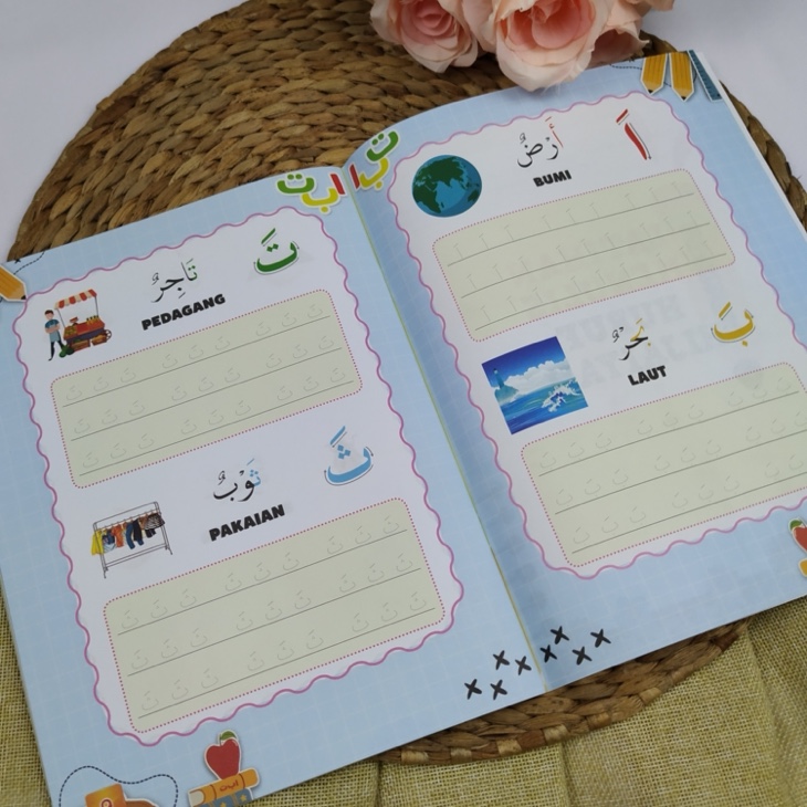 Buku Pintar Menulis Iqra Dan Juz Amma Metode Menebalkan Ayat