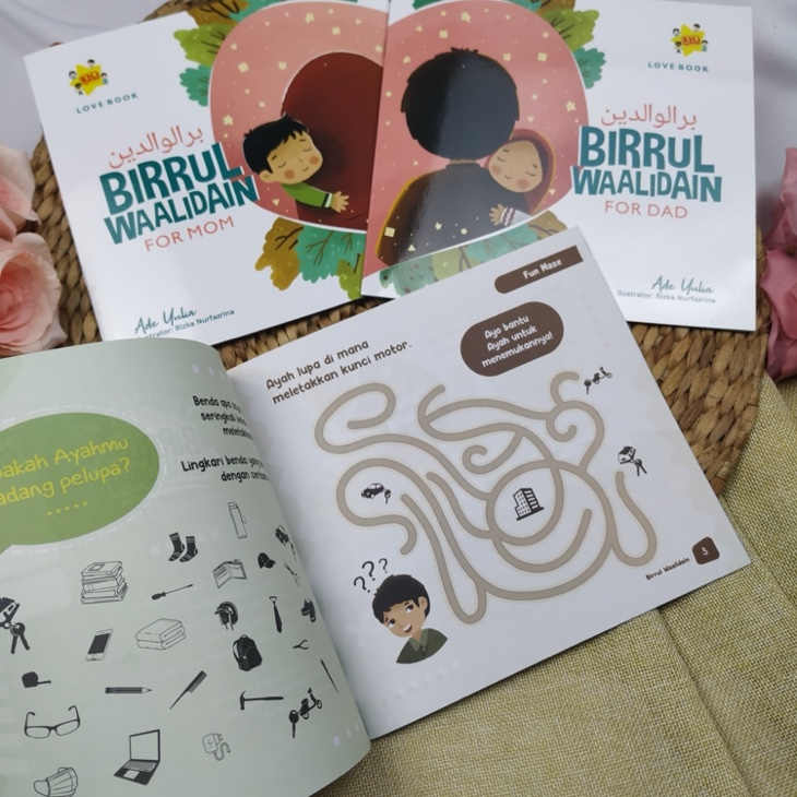 Buku Anak Love Book Fun Activity Birrul Waalidain For Mom And Dad 