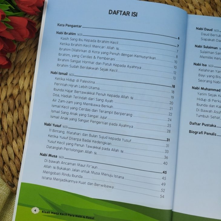 Buku Anak Kisah Masa Kecil Para Nabi Dan Rasul