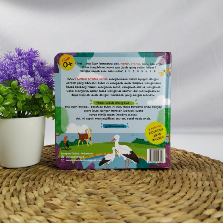 Buku Hijaiyah Animal Series Wipe And Clean 