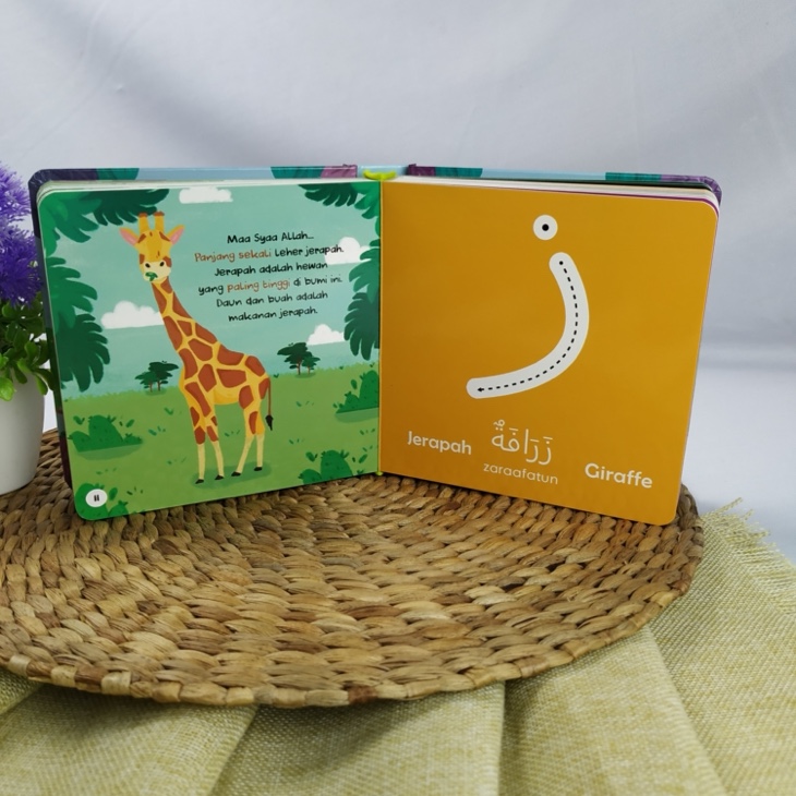 Buku Hijaiyah Animal Series Wipe And Clean 