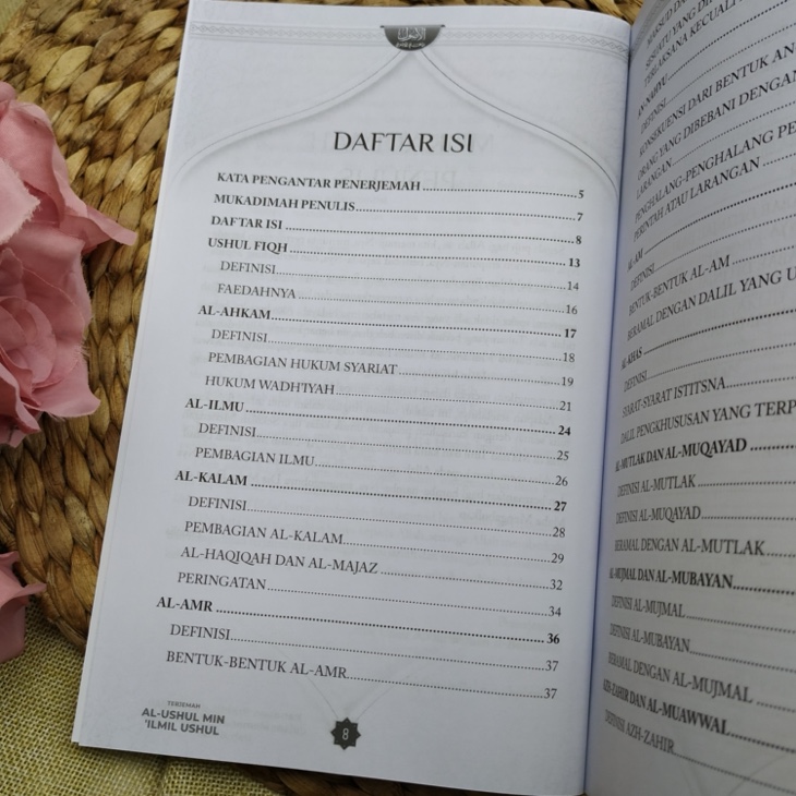 Buku Terjemah Al-Ushul Min Ilmil Ushul Panduan Memahami Dasar Ushul Fikih