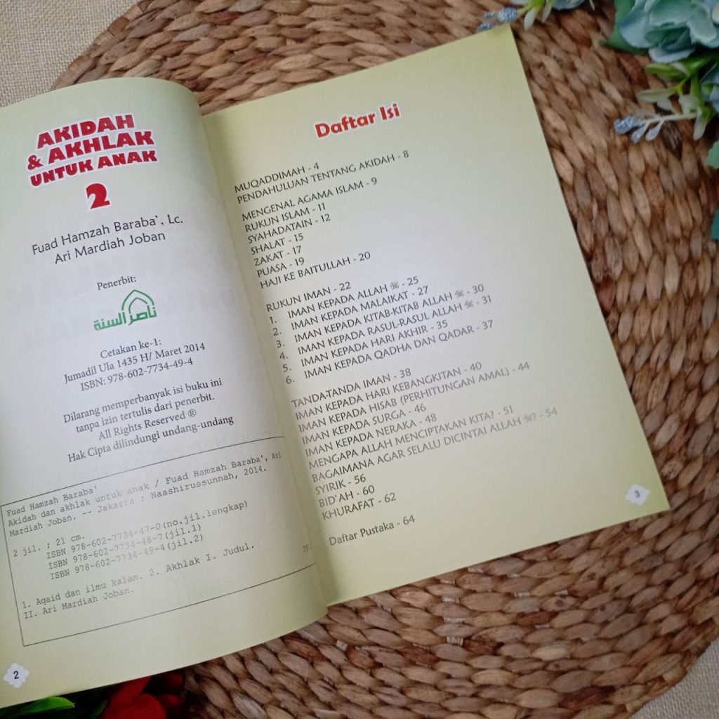 Buku Akidah Dan Akhlak Untuk Anak Set 2 Jilid
