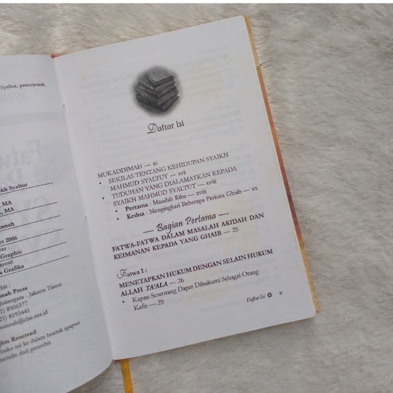 Buku Fatwa-Fatwa Penting Syaikh Syaltut