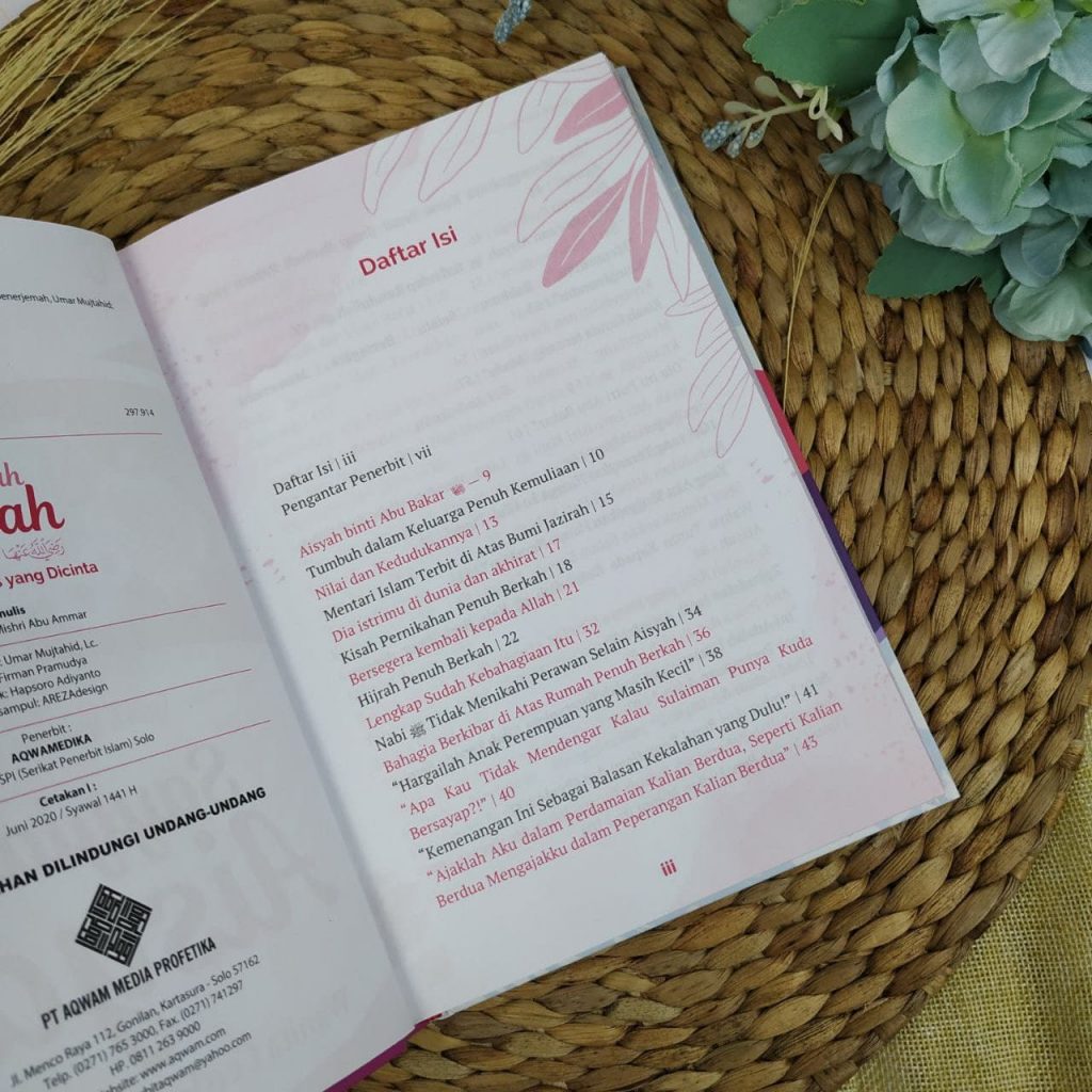 Buku Sayyidah Khadijah Dan Aisyah Istri Rasulullah Hard Cover