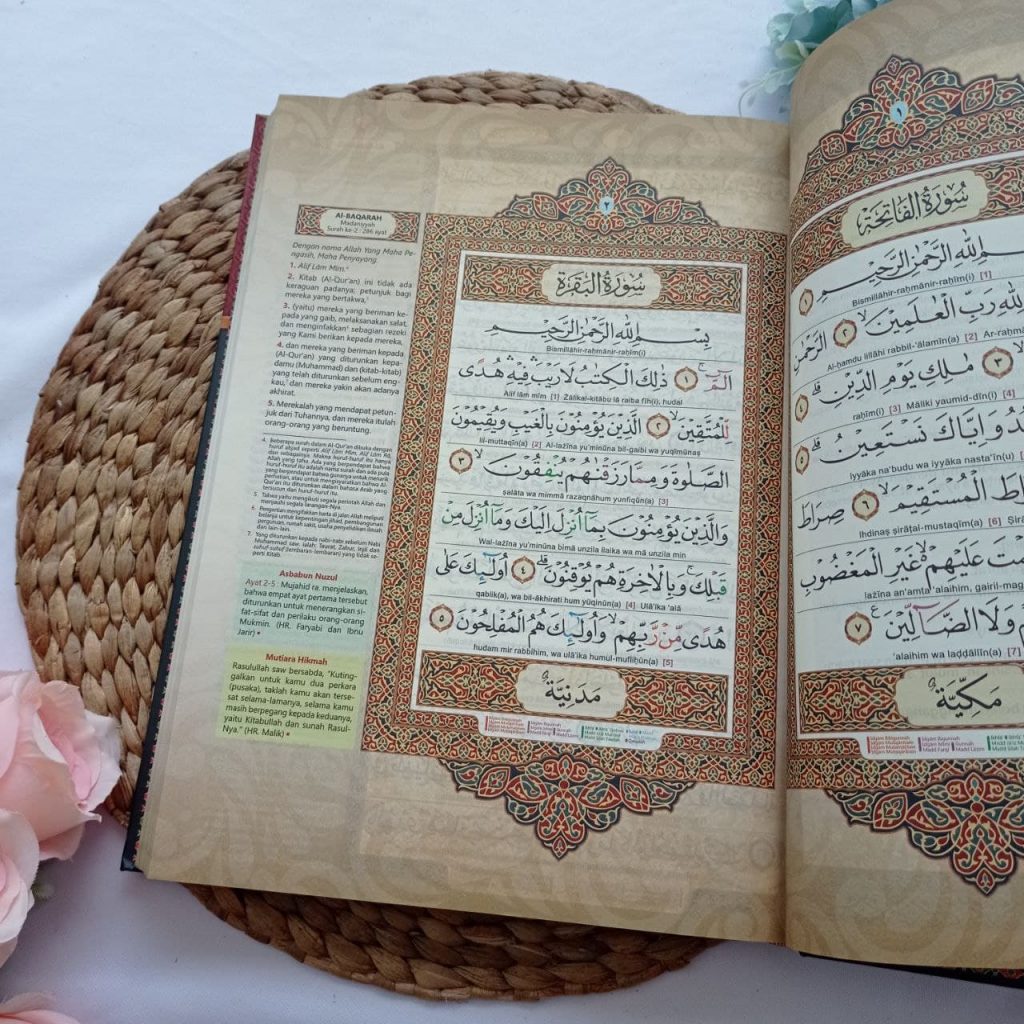 Al-Qur'an Tajwid Warna Terjemah Transliterasi Al Misbah Ukuran A4