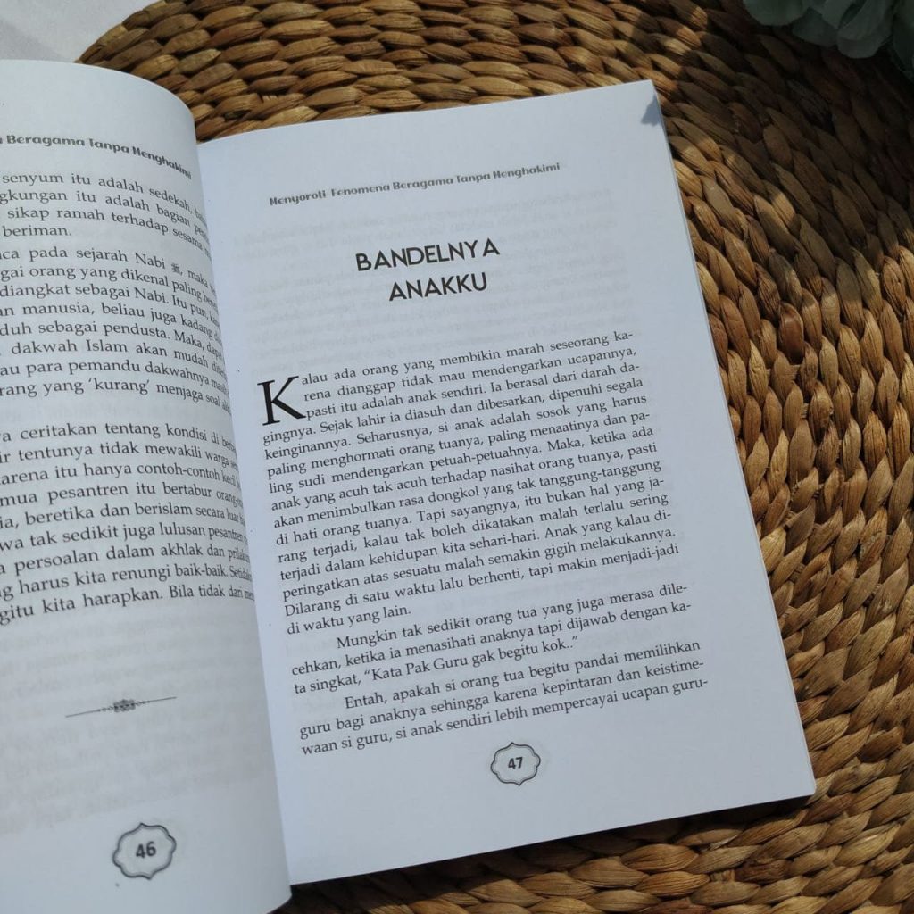 Buku Menyoroti  Fenomena Beragama Tanpa Menghakimi