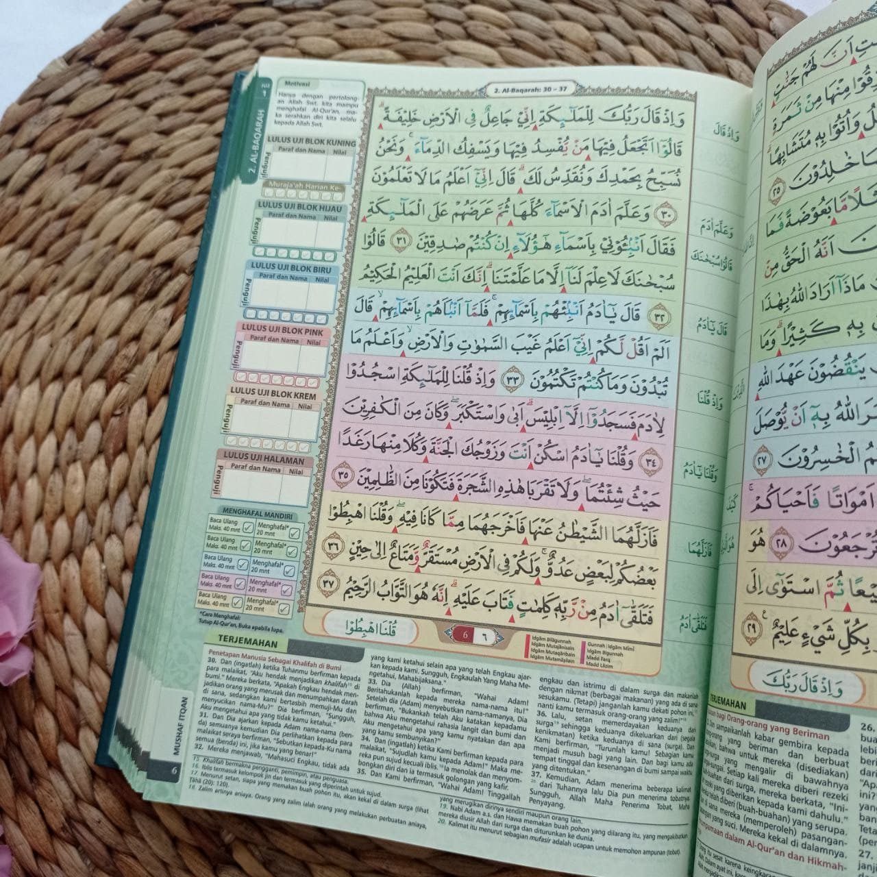 Al-Qur'an Hafalan Untuk Pelajar Al-Itqan Terjemahan Dan Tajwid Warna A5