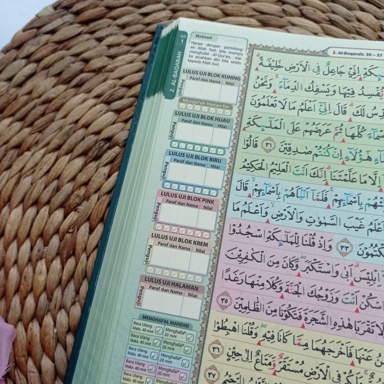 Al-Qur'an Hafalan Untuk Pelajar Al-Itqan Terjemahan Dan Tajwid Warna A5