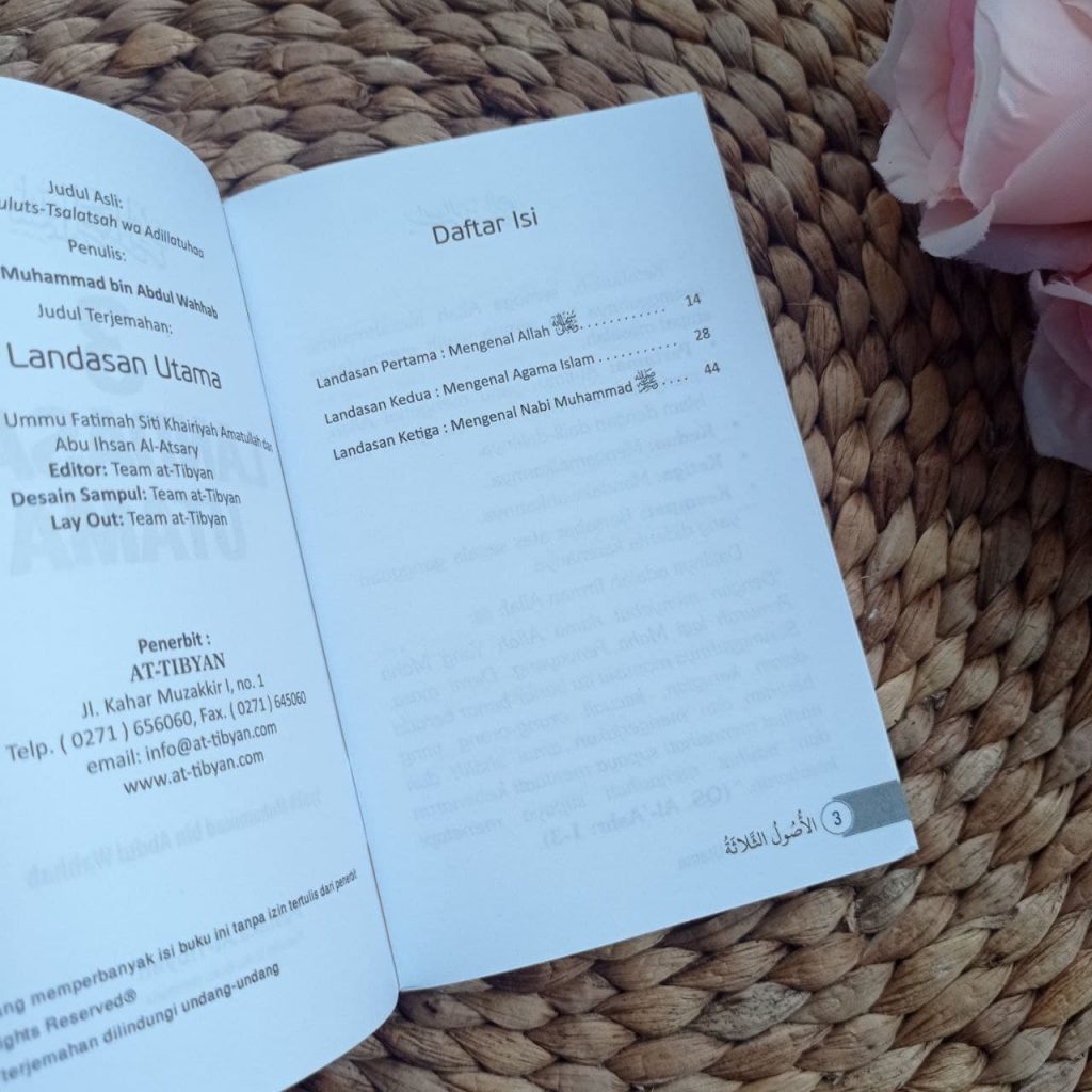 Buku Saku 3 Landasan Utama Al-Utsul Ats-Tsalatsah