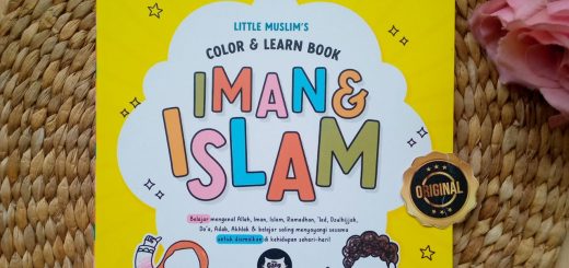 Buku Anak Little Muslim's Color And Learn Book Iman Dan Islam