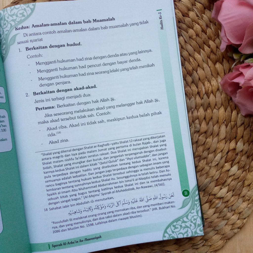 Buku Syarah Al-Arbain An-Nawawiyah Ustadz Firanda