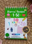Kartu Angka Anak Tulis Hapus 1-50