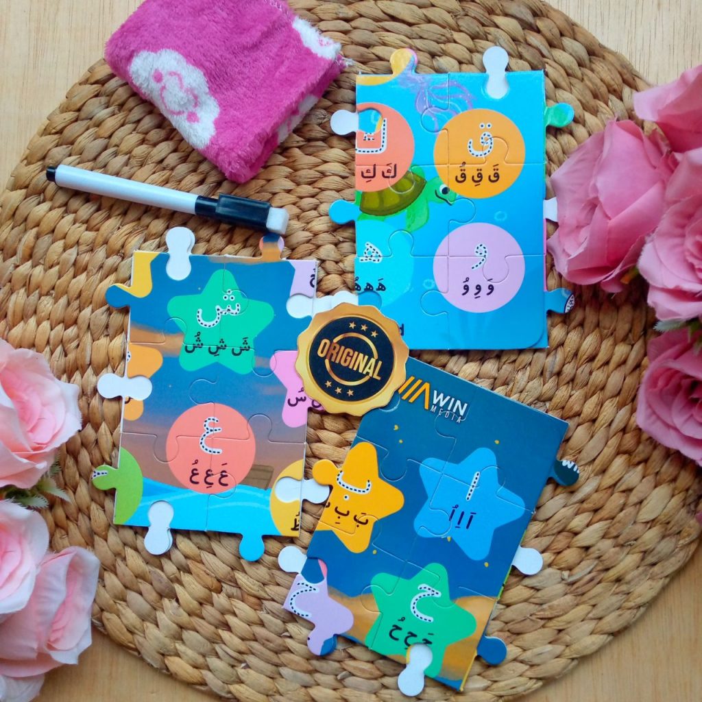 Puzzle Hijaiyah Anak Asik Unik