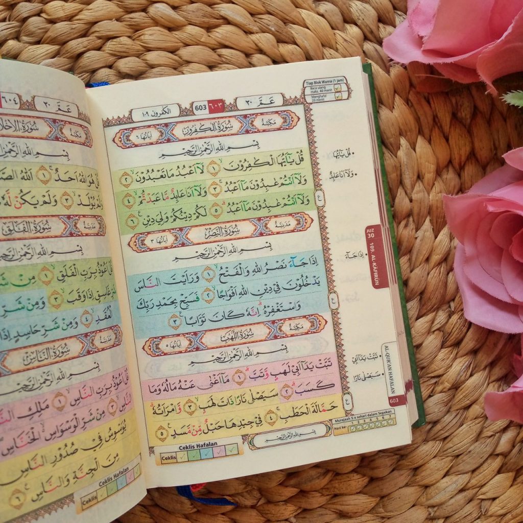 Al-Qur'an Hafalan 5 Blok Tanpa Terjemah Al-Hufaz Santri Ukuran B7