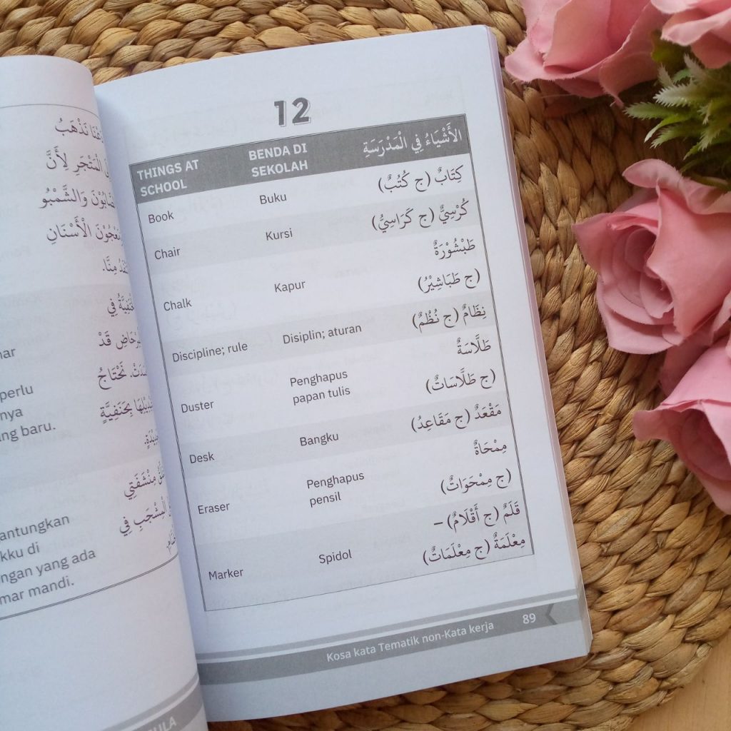 Buku Kamus 3 Bahasa Santri Pemula Inggris Indonesia Arab