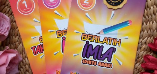 Buku Berlatih Imla (Dikte Arab) Untuk Pemula 1 Set 3 Jilid