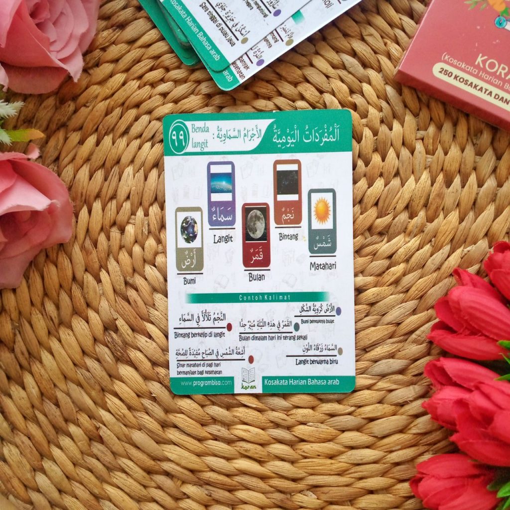 Flashcard KORAN Kosakata Harian Bahasa Arab Seri 2
