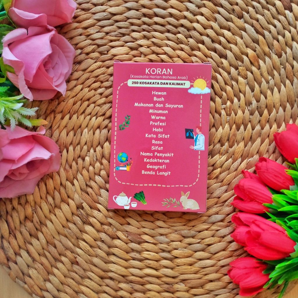 Flashcard KORAN Kosakata Harian Bahasa Arab Seri 2