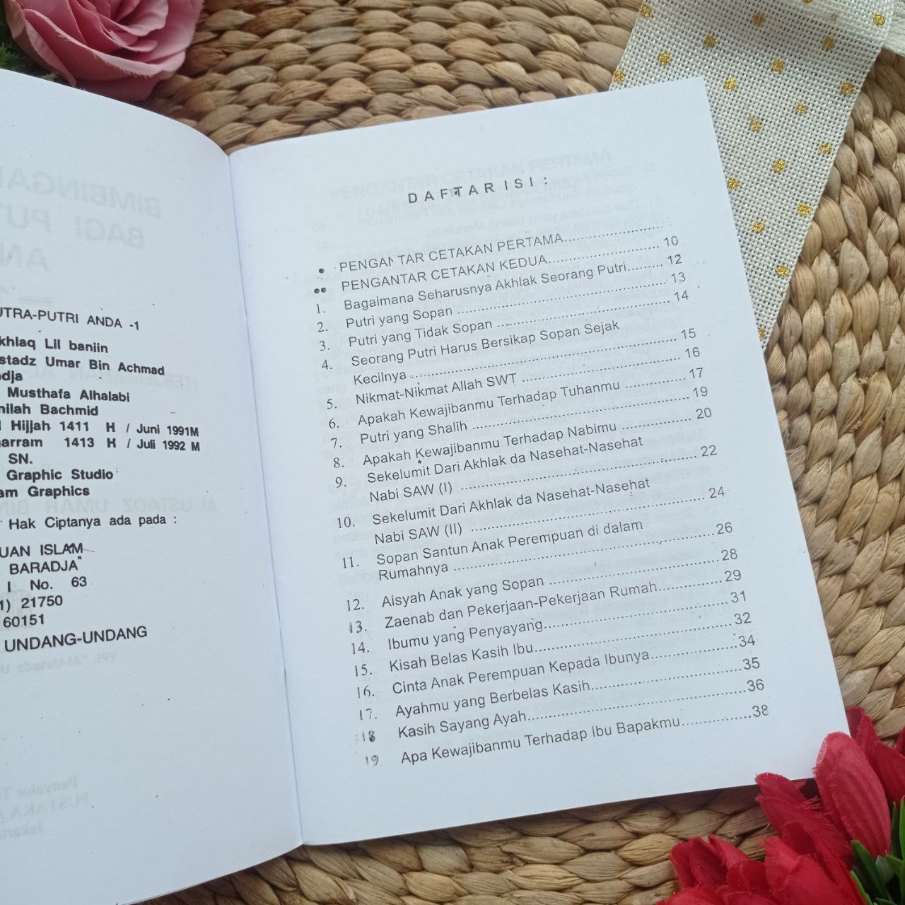 Buku Bimbingan Akhlak Bagi Putri Anda Terjemah Akhlak Lil Banat Jilid 1 ...