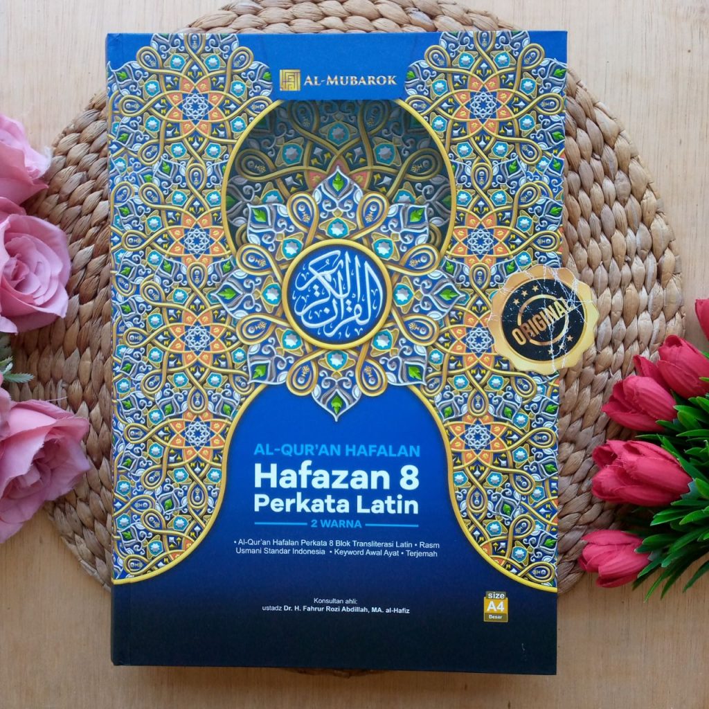 Al-Qur'an Hafalan Hafazan 8 Per Kata Latin 2 Warna Terjemah Translit Latin A4
