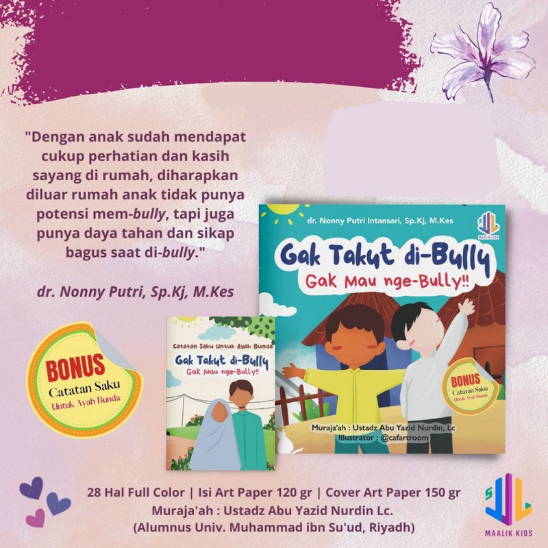 Buku Anak Gak Takut Di-Bully Ga Mau Nge-Bully