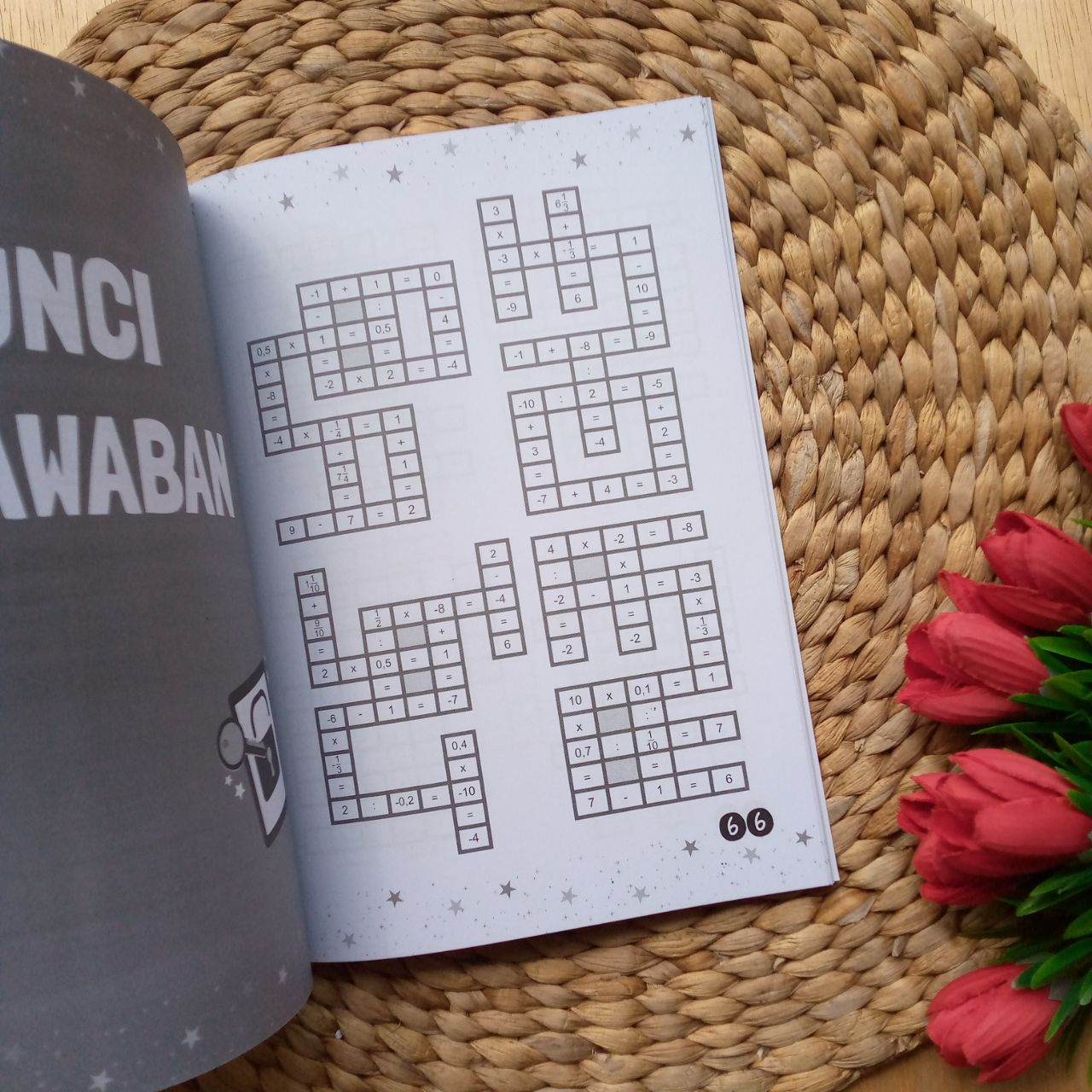 Buku Anak Teka Teki Silang Matematika Level 3