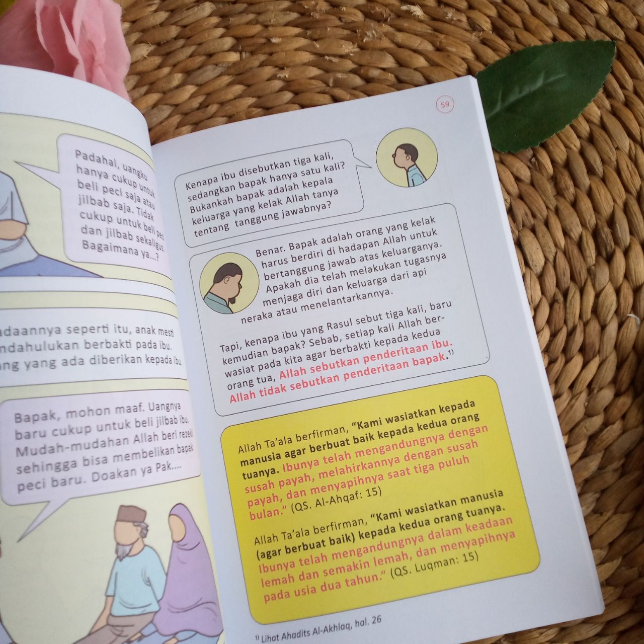Buku Nak Dengarkan Bapak Berbaktilah Kepada Orang Tua
