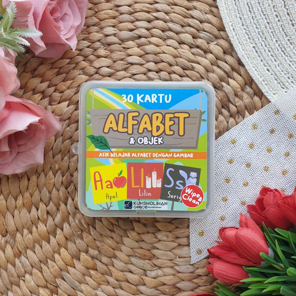 Flash Card 30 Kartu Alfabet Dan Objek Asik Belajar Dengan Gambar - Toko ...